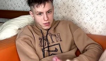 Petite Twink's Intense Jerk off Climax