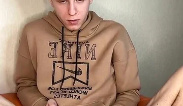 Young Stud's Dripping Cumshot Tease