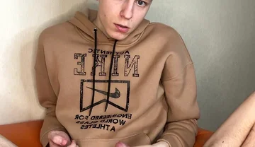 Young Stud's Dripping Cumshot Tease