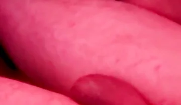 Stretching my hole wide to allow easy access for my.