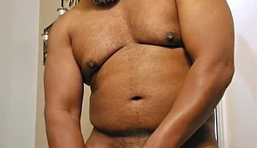 Black Bear Drinking Piss