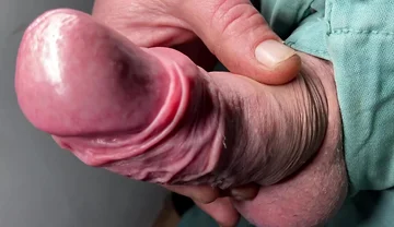 Foreskin Close up Ending with Cumshot