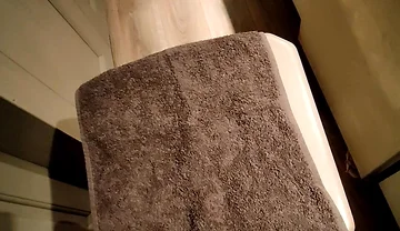 Small Penis Comes on Bar Stool in Condom