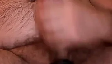 Spreading Legs, Geared Fat Dick, Cumshot