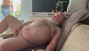 Wanking at the Sofa 5