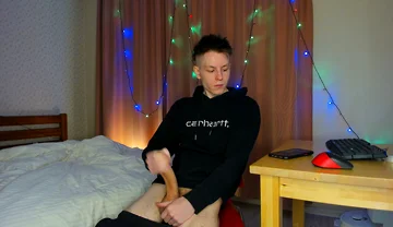 Young Stud's Ecstatic Cum-filled Finish